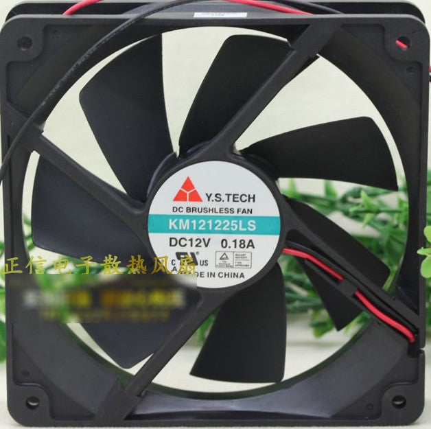 Y.S.TECH KM121225LS 12V 0.18A 2wires Cooling Fan Y.S.TECH KM121225LS 12V 0.18A 2wires Cooling Fan